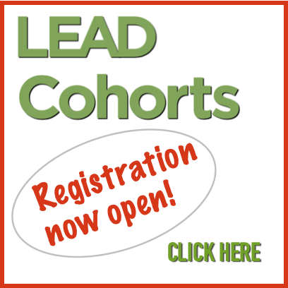 Click here to register for LEAD Cohorts.