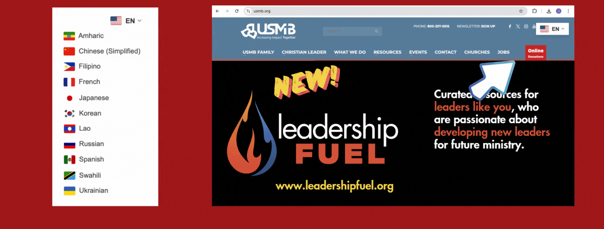 Translate our website!